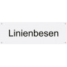 06036 Geräteschild Linienbesen aus Aluverbund Grösse 30 x 10 cm