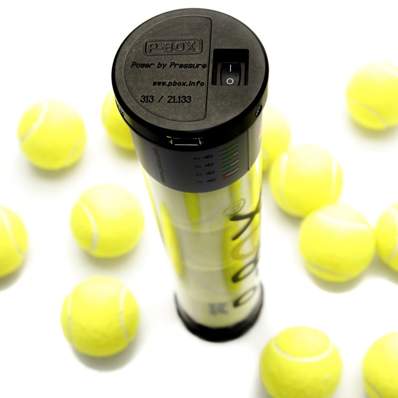 Ftory Tennisball-Druckdose Tennisball-Aufbewahrungsdose Tennisball-Aufbewahrungsbox Aufbewahrungsdruck Reparatur Tennisballhalter-Behälterzubehör（Beinhaltet kein Tennis） 