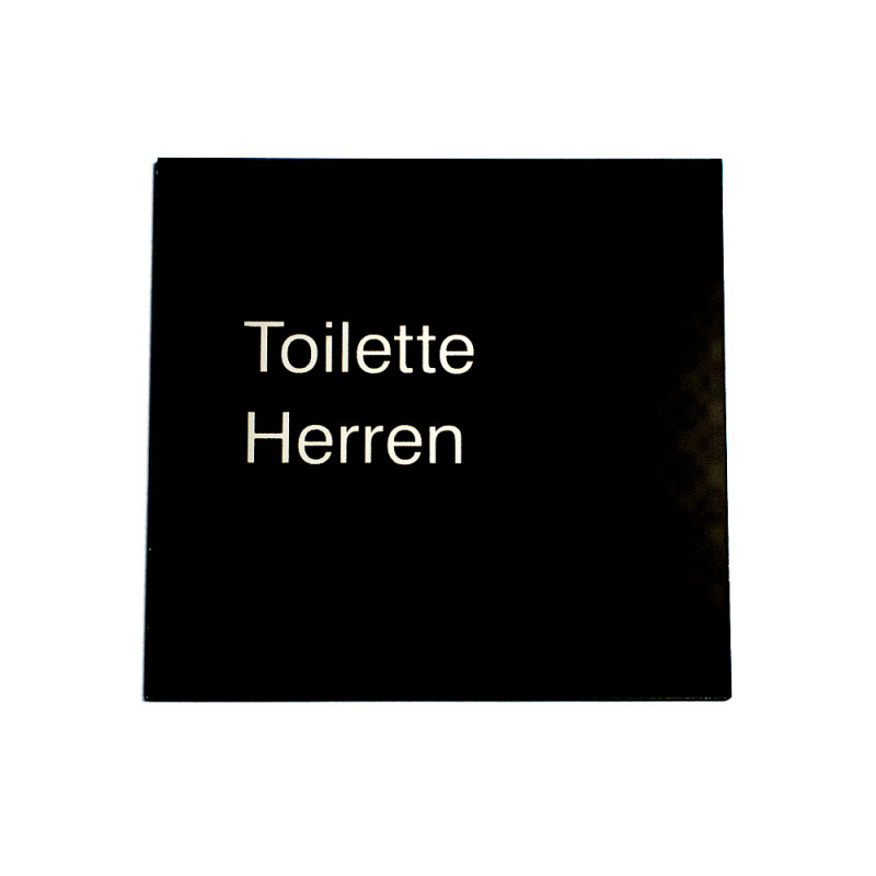 06085 Türschild Toilette Herren