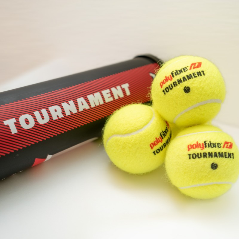 51012 Tennisbälle POLYFIBRE Tournament Joseph Edition Set  18 Dosen CHF 3.90/Dose