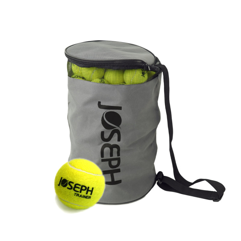 51032 Balles de tennis *JOSEPH* Trainer, set à 72 balles dans sac