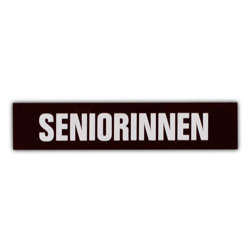 06553 Magnetschild SENIORINNEN 30 x 120 mm