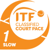 ITF klassifiziertes Tempo: Geschwindigkeit 1 langsam